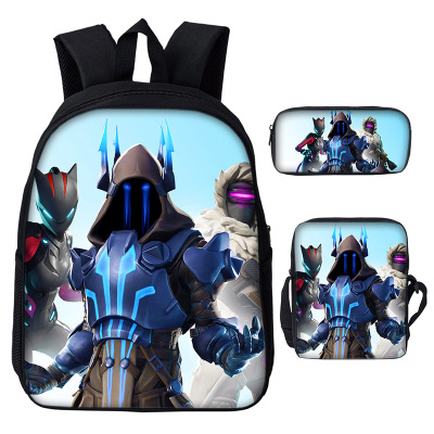 16″Fortnite Backpack School Bag+Messenger Bag+Pencil Bag - Image 19