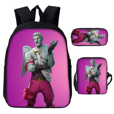 16″Fortnite Backpack School Bag+Messenger Bag+Pencil Bag - Image 17