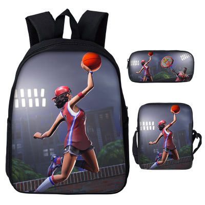 16″Fortnite Backpack School Bag+Messenger Bag+Pencil Bag - Image 9