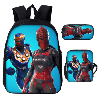 16″Fortnite Backpack School Bag+Messenger Bag+Pencil Bag - Image 7