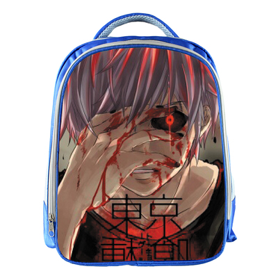 Tokyo ghouls Backpack School Bag Blue - Image 12