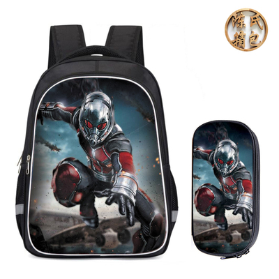 16"Ant-Man Backpack School Bag+Pencil Case - Image 6