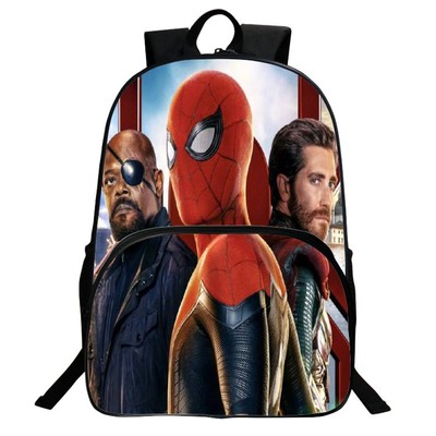 16"Spider-Man: Far From Home Backpack School Bag for Teenagers Student - Image 6