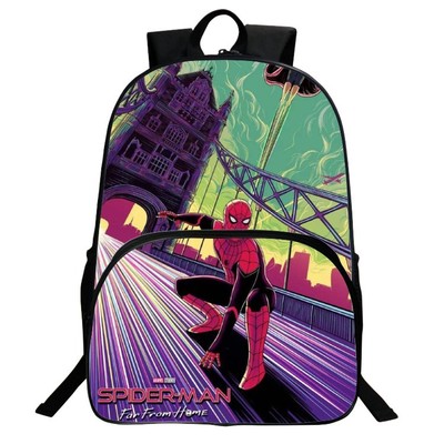 16"Spider-Man: Far From Home Backpack School Bag for Teenagers Student - Image 7