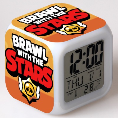 Leon Spike 7 Colors Change Digital Alarm LED Clock