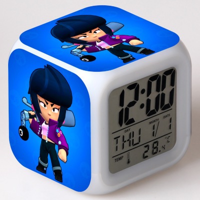 Leon Spike 7 Colors Change Digital Alarm LED Clock - Image 18