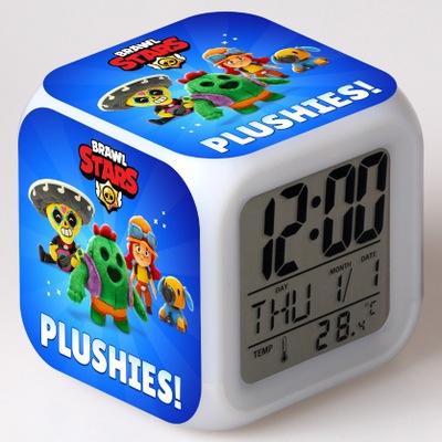 Leon Spike 7 Colors Change Digital Alarm LED Clock - Image 22