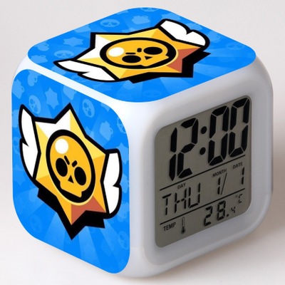 Leon Spike 7 Colors Change Digital Alarm LED Clock - Image 23