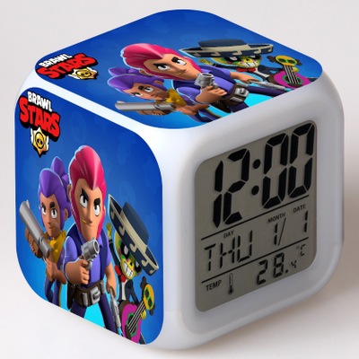 Leon Spike 7 Colors Change Digital Alarm LED Clock - Image 24