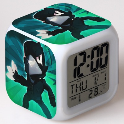 Leon Spike 7 Colors Change Digital Alarm LED Clock - Image 27