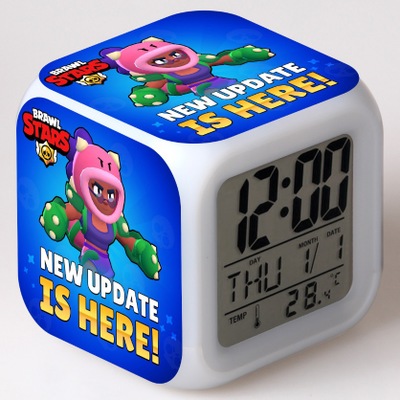 Leon Spike 7 Colors Change Digital Alarm LED Clock - Image 10