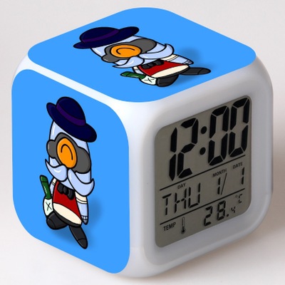 Leon Spike 7 Colors Change Digital Alarm LED Clock - Image 3