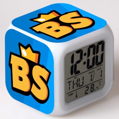 Leon Spike 7 Colors Change Digital Alarm LED Clock - Image 4