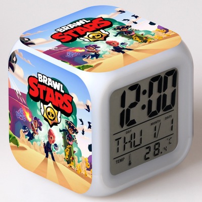 Leon Spike 7 Colors Change Digital Alarm LED Clock - Image 6