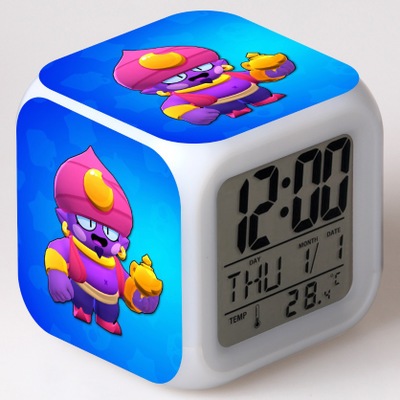Leon Spike 7 Colors Change Digital Alarm LED Clock - Image 7