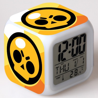 Leon Spike 7 Colors Change Digital Alarm LED Clock - Image 11