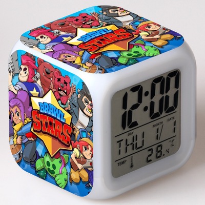Leon Spike 7 Colors Change Digital Alarm LED Clock - Image 13