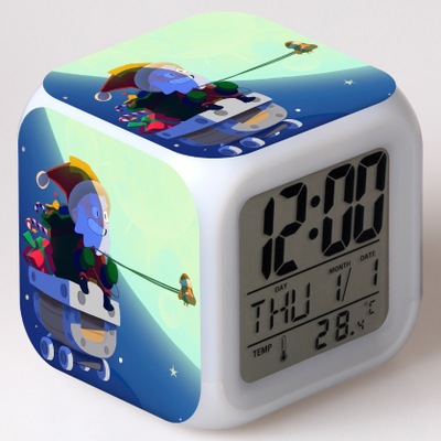Leon Spike 7 Colors Change Digital Alarm LED Clock - Image 14