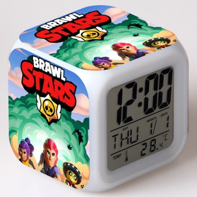 Leon Spike 7 Colors Change Digital Alarm LED Clock - Image 16