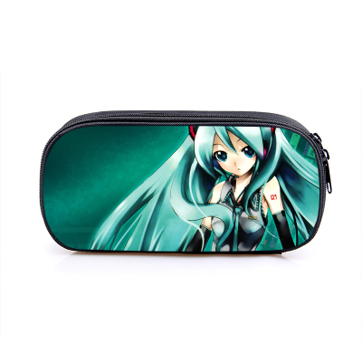 Astuccio Miku Hatsune Anime In Tela Grande Capacità | Portapenne Scuola E Trousse Viaggio
