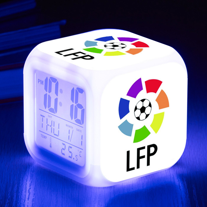 La Liga 7 Colors Change Digital Alarm LED Clock - Image 14