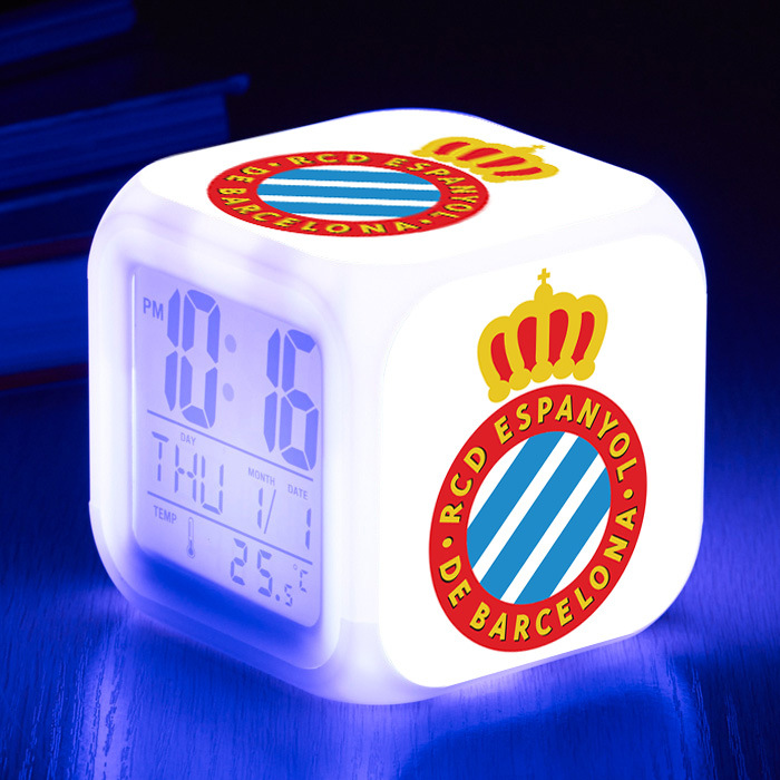 La Liga 7 Colors Change Digital Alarm LED Clock - Image 22