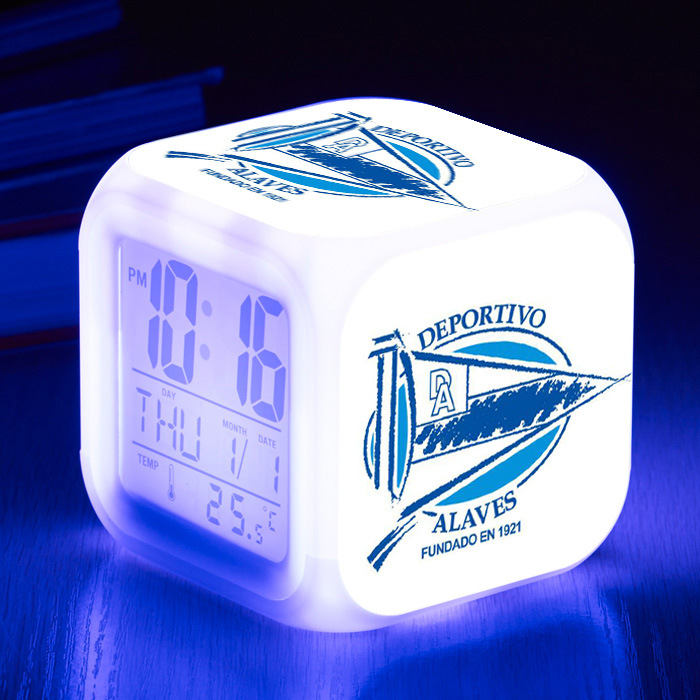 La Liga 7 Colors Change Digital Alarm LED Clock - Image 21