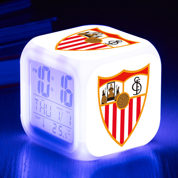 La Liga 7 Colors Change Digital Alarm LED Clock - Image 3