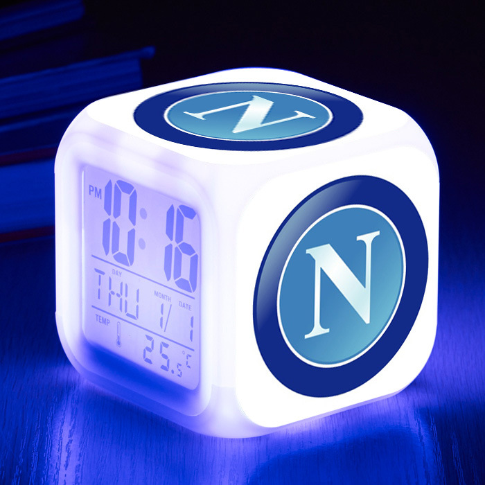 Serie A 7 Colors Change Digital Alarm LED Clock - Image 8