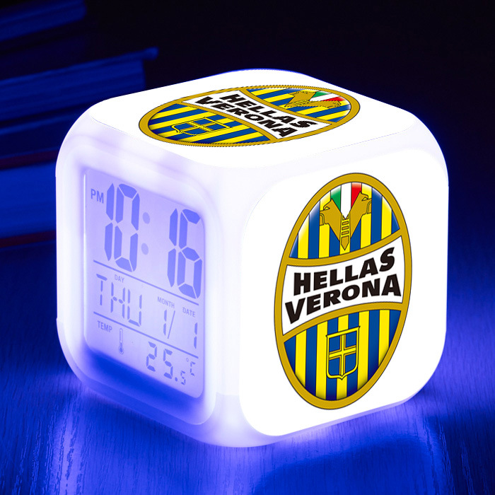 Serie A 7 Colors Change Digital Alarm LED Clock - Image 3