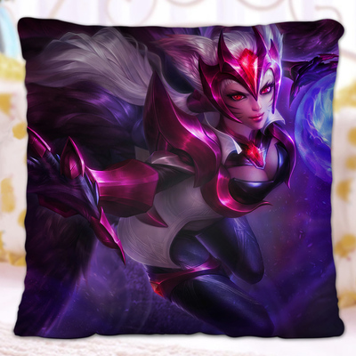 LOL The Nine-Tailed Fox Ahri Premium Hollow Cotton Pillow - Image 21