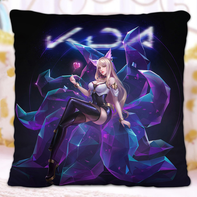 LOL The Nine-Tailed Fox Ahri Premium Hollow Cotton Pillow - Image 9