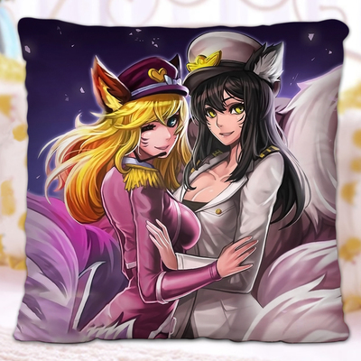 LOL The Nine-Tailed Fox Ahri Premium Hollow Cotton Pillow - Image 7