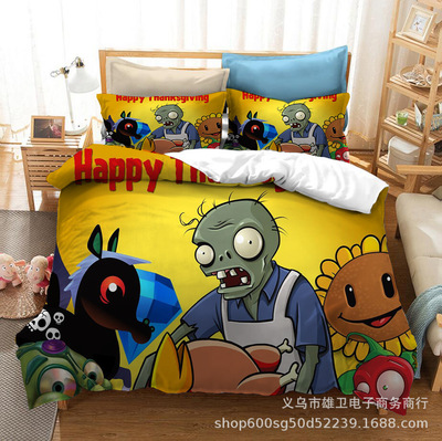 Plants vs Zombies 3-Piece Bed Set