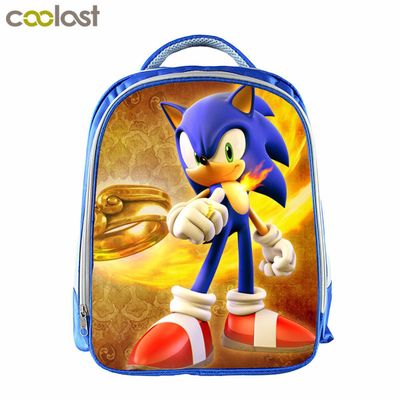 Hedgehog Backpack School Bag Blue - Image 2