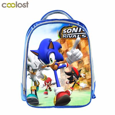 Hedgehog Backpack School Bag Blue - Image 3