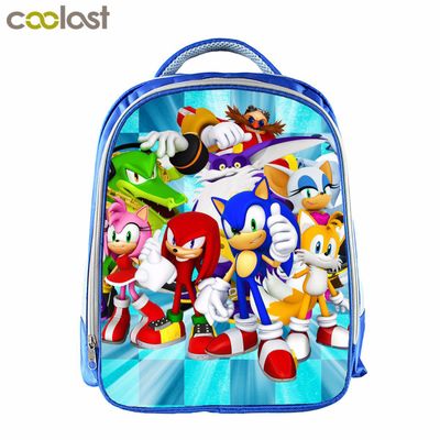 Hedgehog Backpack School Bag Blue - Image 4