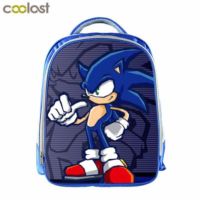 Hedgehog Backpack School Bag Blue - Image 5