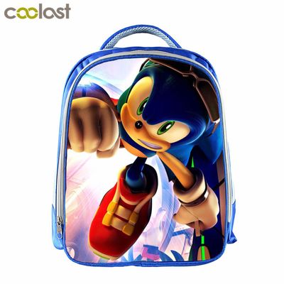 Hedgehog Backpack School Bag Blue - Image 6