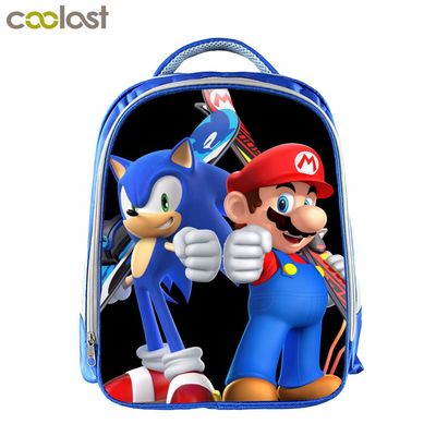 Hedgehog Backpack School Bag Blue - Image 8