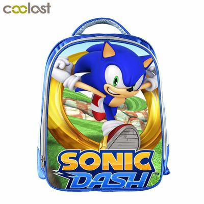 Hedgehog Backpack School Bag Blue - Image 9