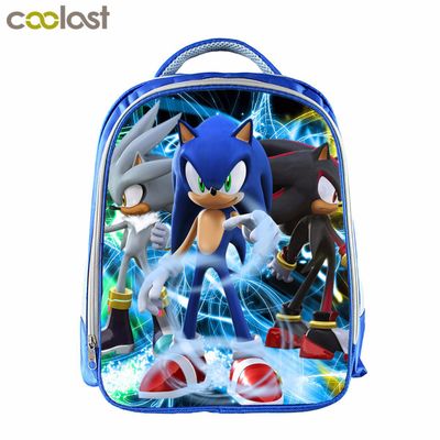 Hedgehog Backpack School Bag Blue - Image 10