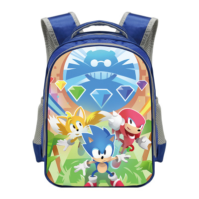 Hedgehog Backpack School Bag Blue - Image 20