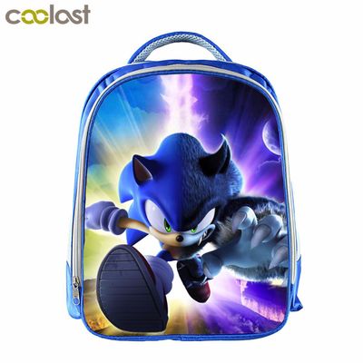 Hedgehog Backpack School Bag Blue - Image 12