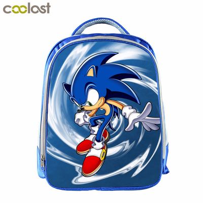 Hedgehog Backpack School Bag Blue - Image 14