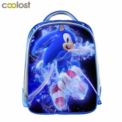 Hedgehog Backpack School Bag Blue - Image 16