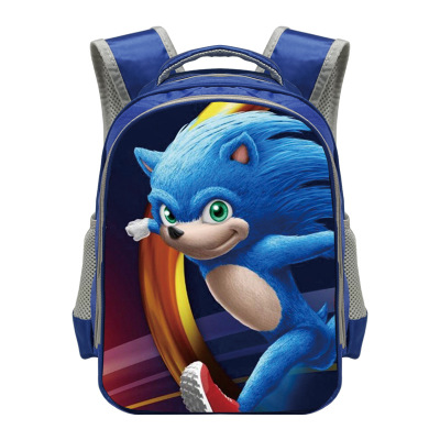 Hedgehog Backpack School Bag Blue - Image 18