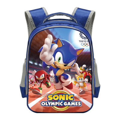 Hedgehog Backpack School Bag Blue - Image 19