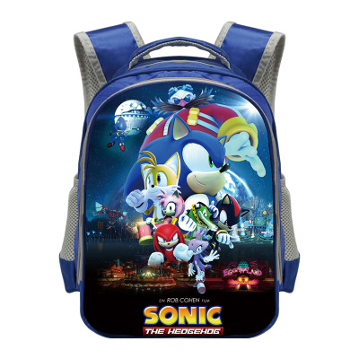 Hedgehog Backpack School Bag Blue - Image 22