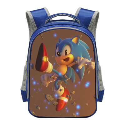 Hedgehog Backpack School Bag Blue - Image 24
